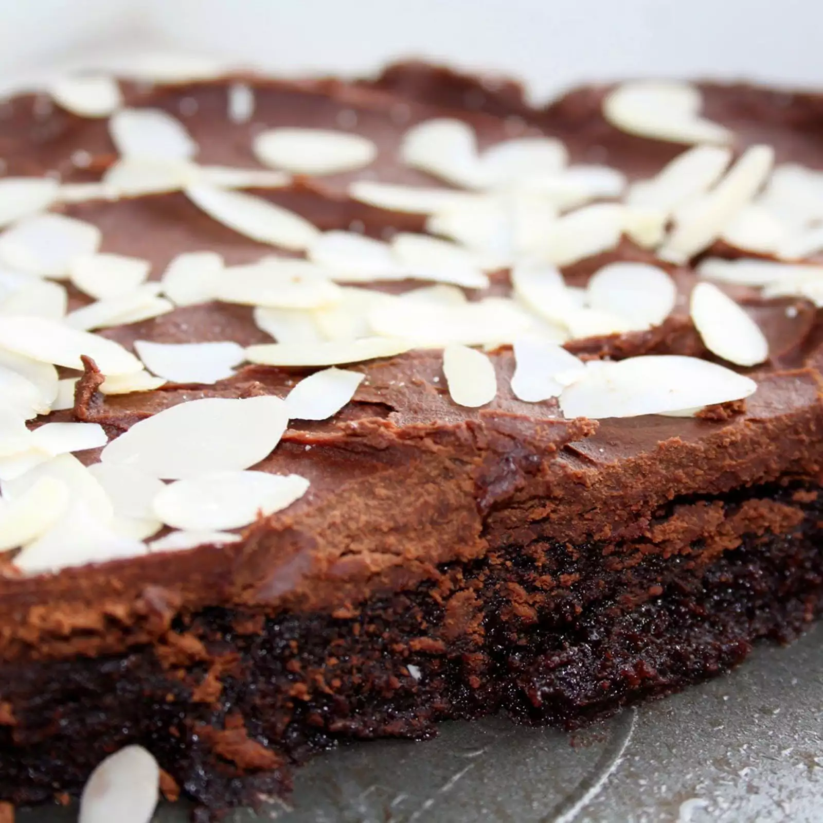 Kladdkaka med tryffeltäcke