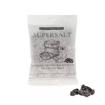 Supersalt lakrits – 150g