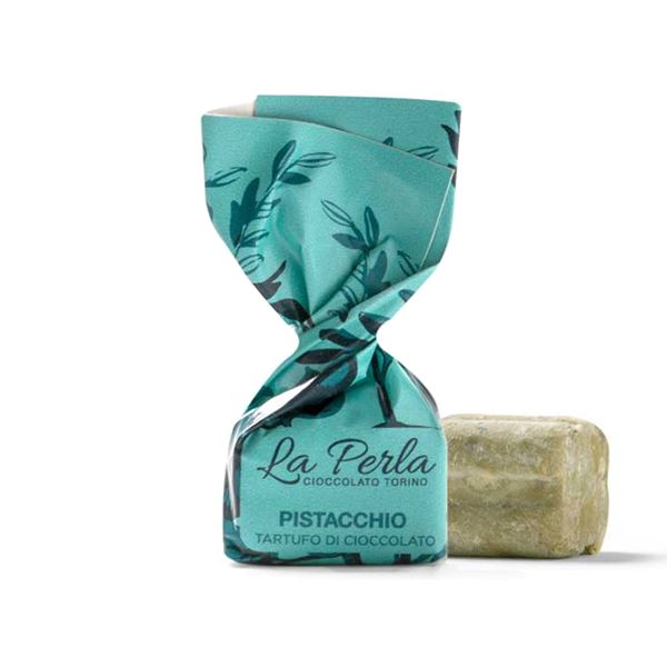 Vit chokladtryffel med pistagenötter