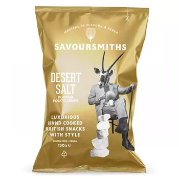 Chips med ökensalt Ltd guldpåse – 150g