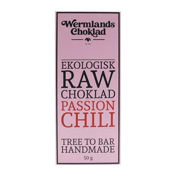 Rawchoklad chili & passionsfrukt 73%