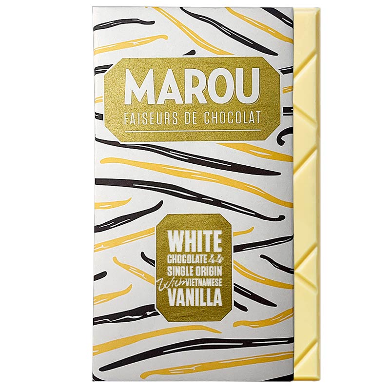 Bild på Vit choklad med vietnamesisk vanilj 44%