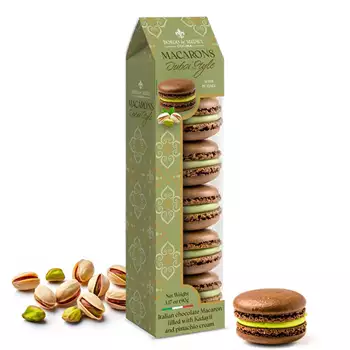 Italienska macarons i Dubai style