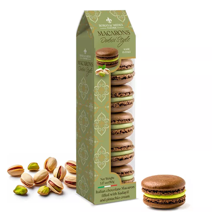 Bild på Italiensk macaron – Dubai style