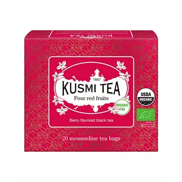 Four red fruits 20p tepåsar – svart te