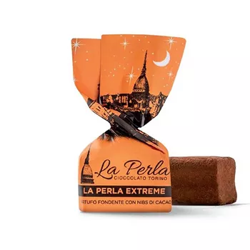 Mörk chokladtryffel med kakaokrisp