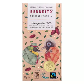 Mörk choklad med apelsin & chili 60%