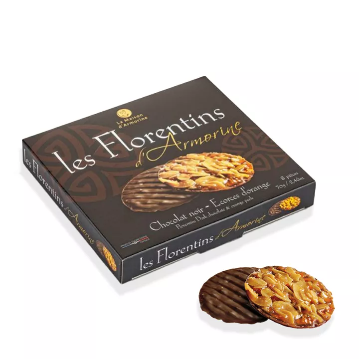 Bild på Florentinkakor med mörk choklad