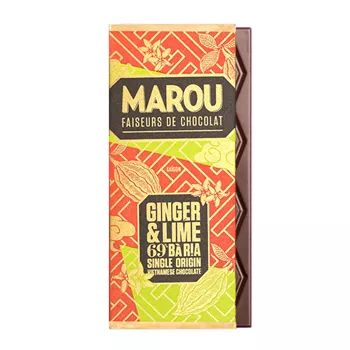 69% mörk choklad med ingefära & lime – 24g