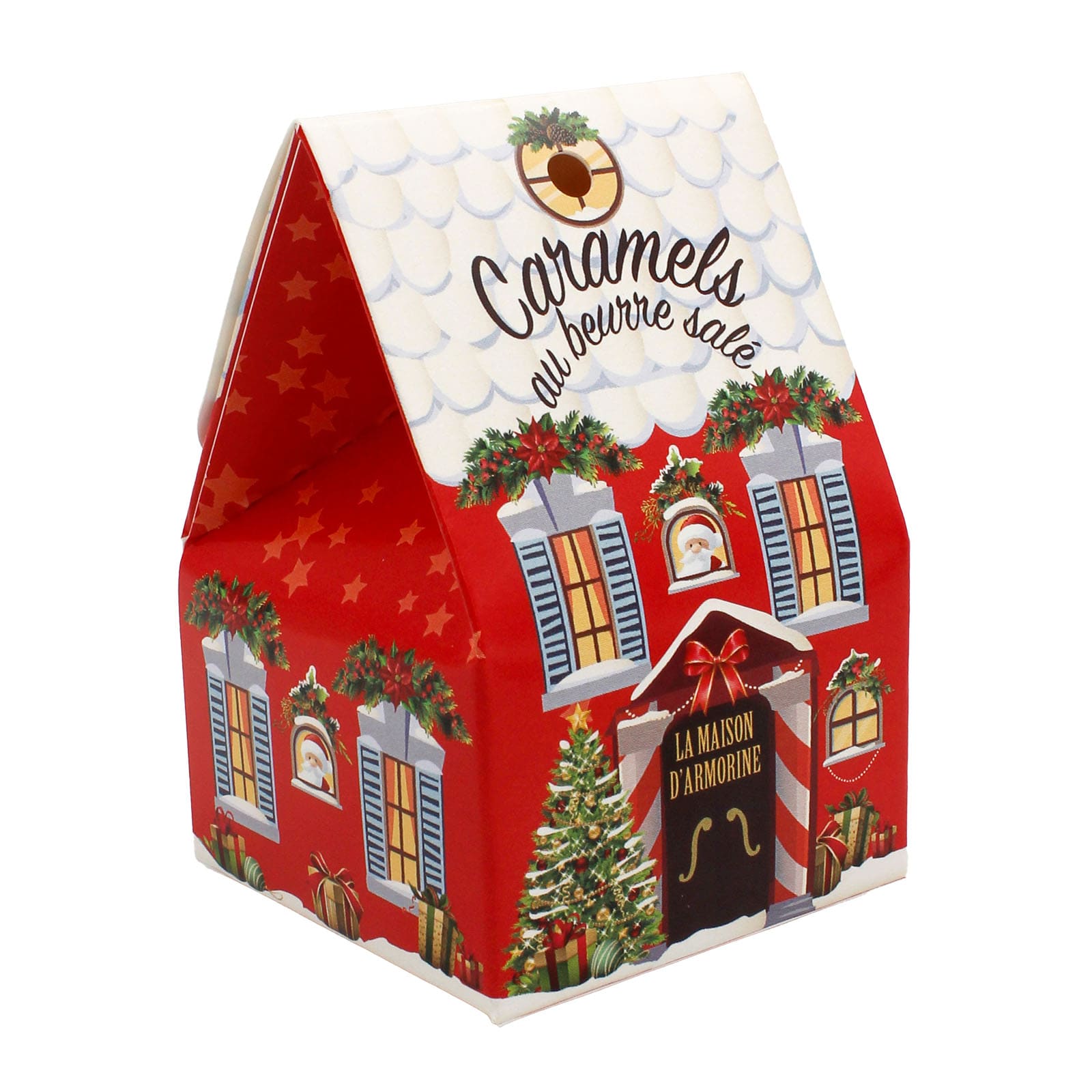 Juligt hus - Smörkolor med havssalt