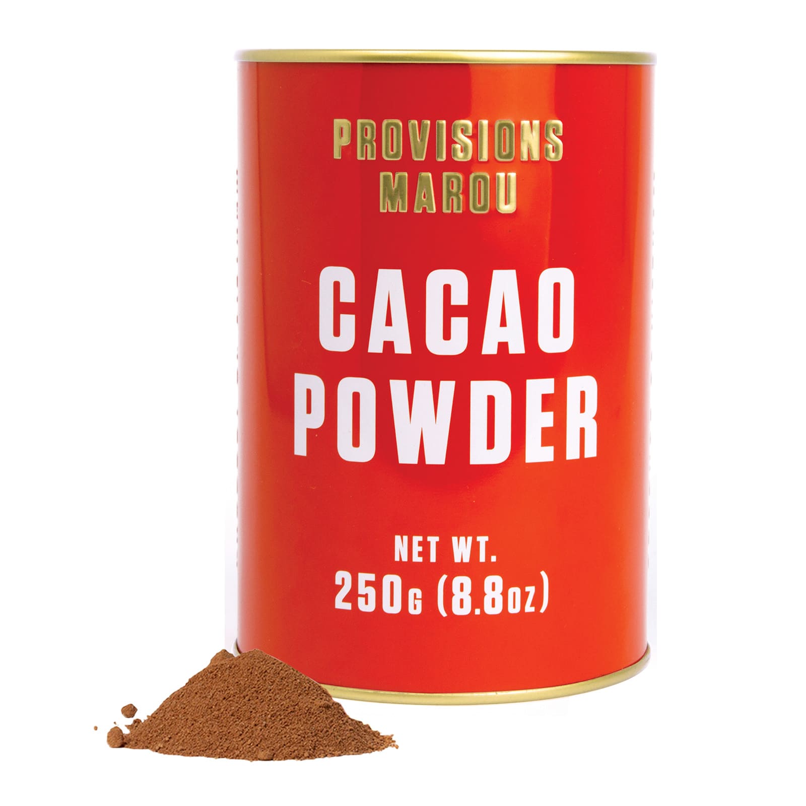 Kakaopulver i lyxig presentburk