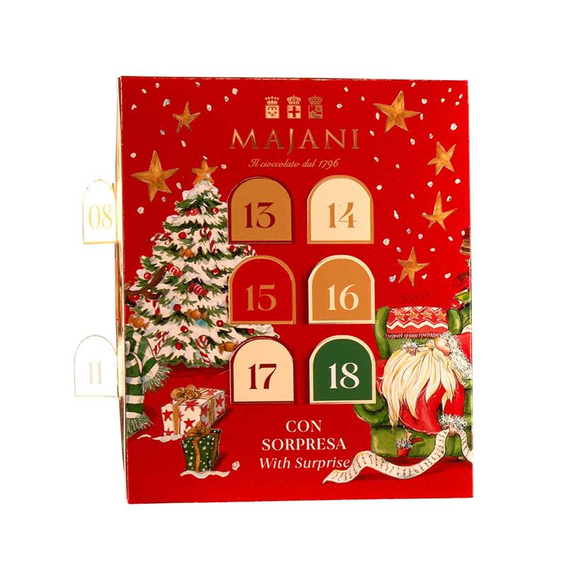 Julkalender med nougat & choklad