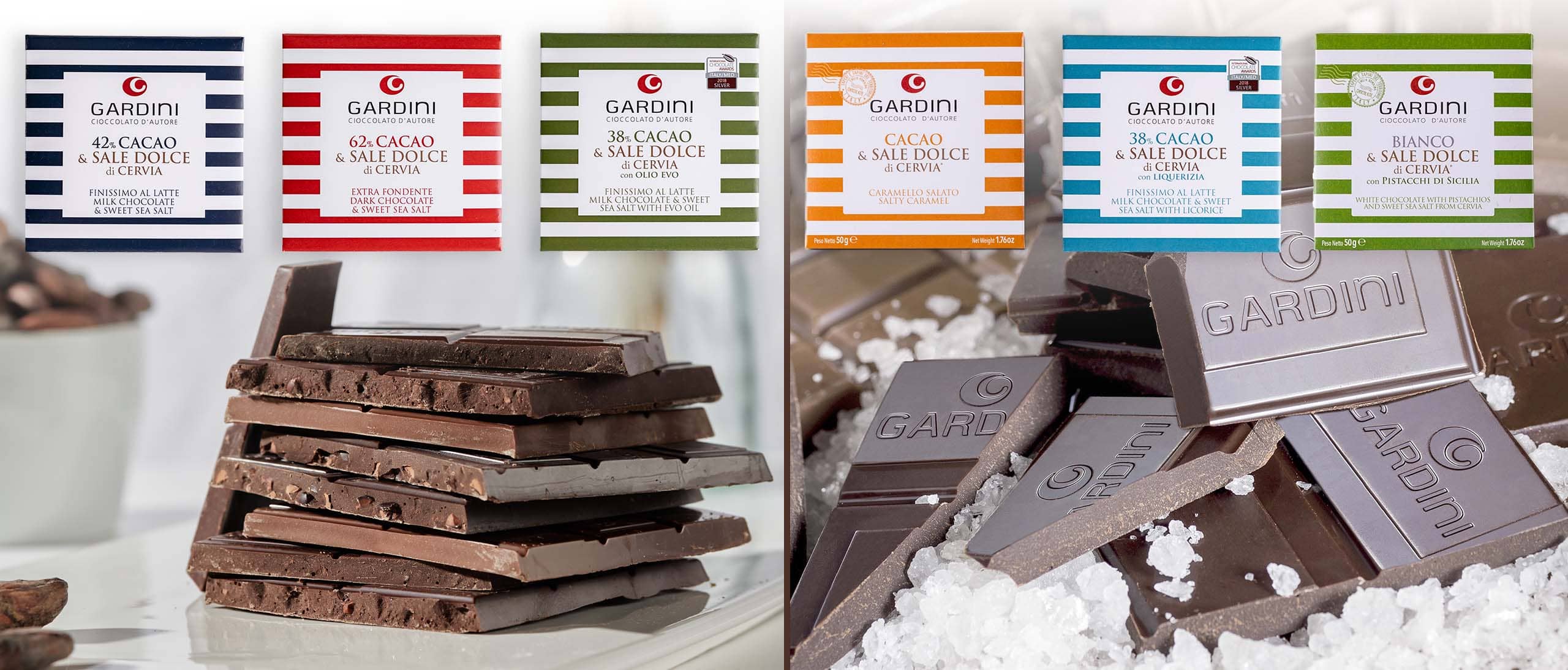 Gardinis choklad med havssalt