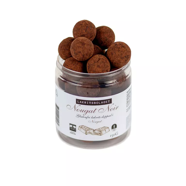 Bild på Chokladlakrits Nougat Noir – 150g