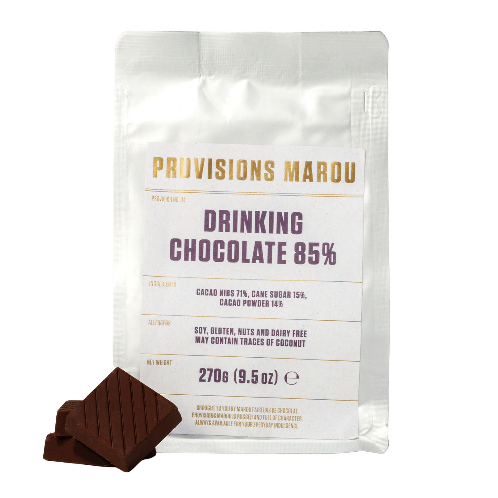 Lyxig drickchoklad 85% kakao