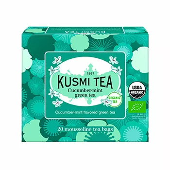Cucumber-mint 20p tepåsar – grönt te