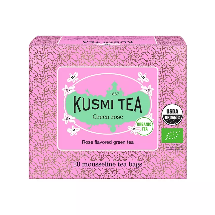 Bild på Green rose 20p tepåsar – grönt te