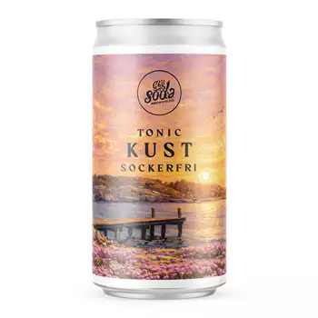 Sockerfri Kust tonic – 25cl