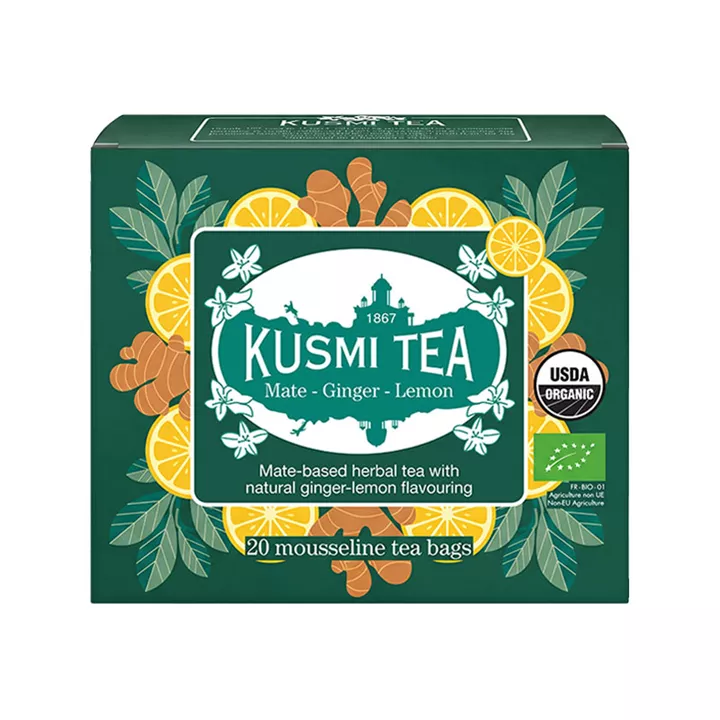 Bild på Mate ginger lemon 20p tepåsar - örtte/maté