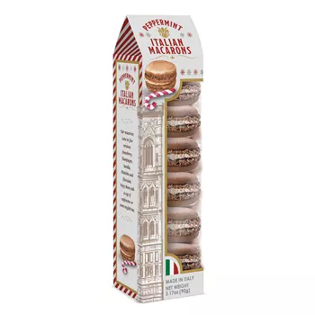Italienska macarons med polka