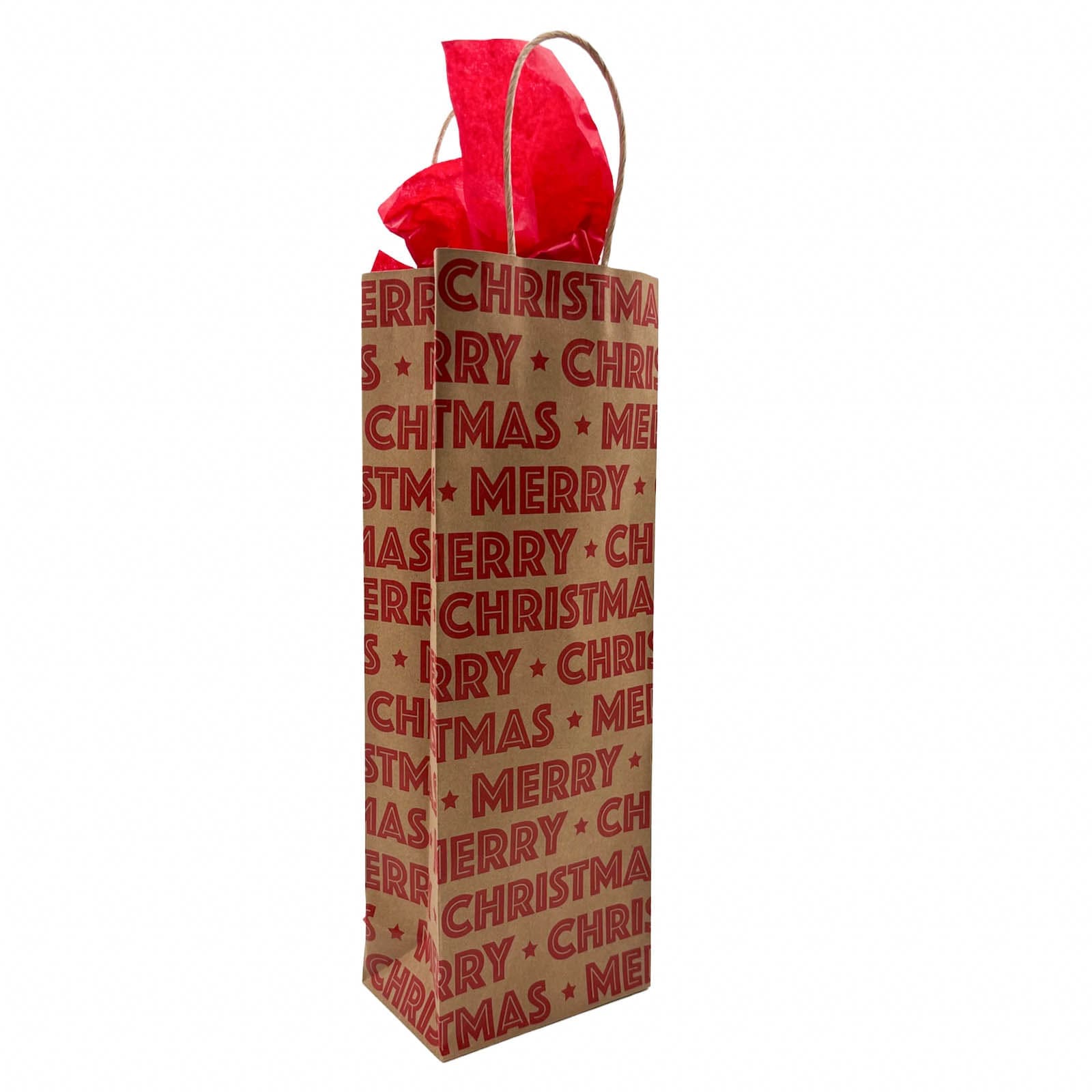 Presentpåse för flaska – Merry christmas
