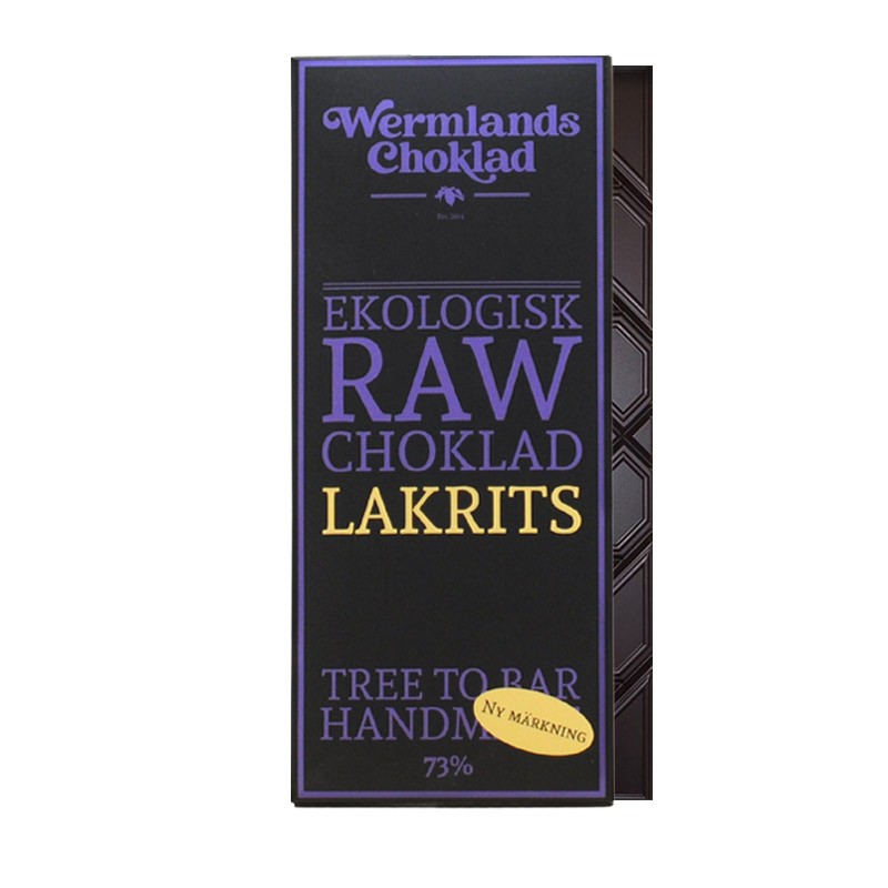 Rawchoklad lakrits 73%