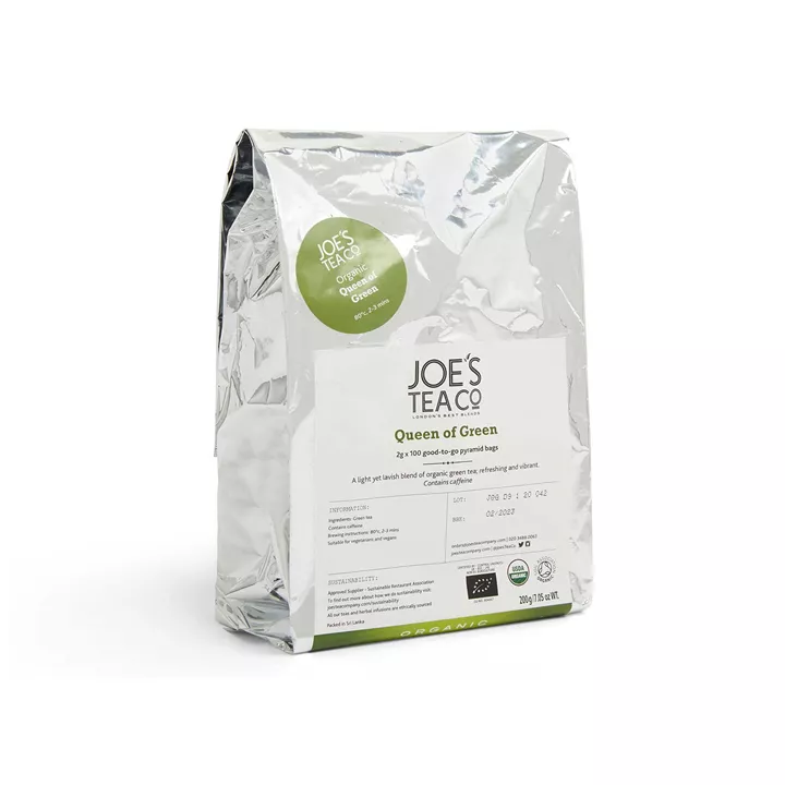 Bild på The Queen of Green 100p tepåsar – grönt te