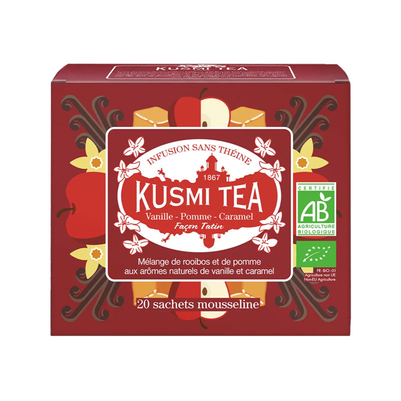 Bild på Vanilla/Apple/Caramel 20p tepåsar – rooibos/örtte