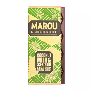 Mörk mjölkchoklad med kokosmjölk 24g - 55%