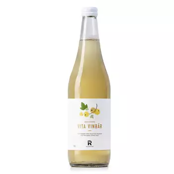 Mousserande vita vinbärsdryck – 63cl (12st)
