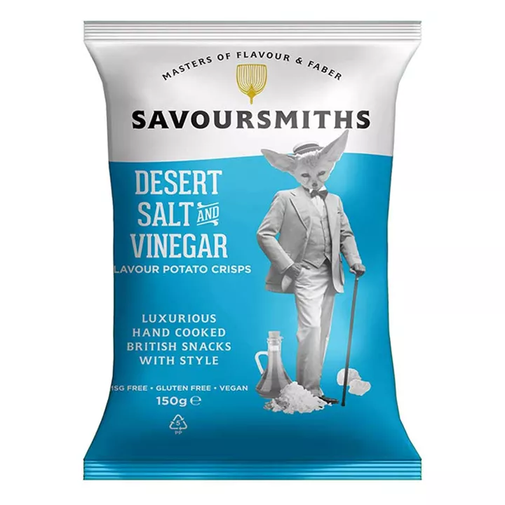 Bild på Ökensalt- & vinägerchips – 150g