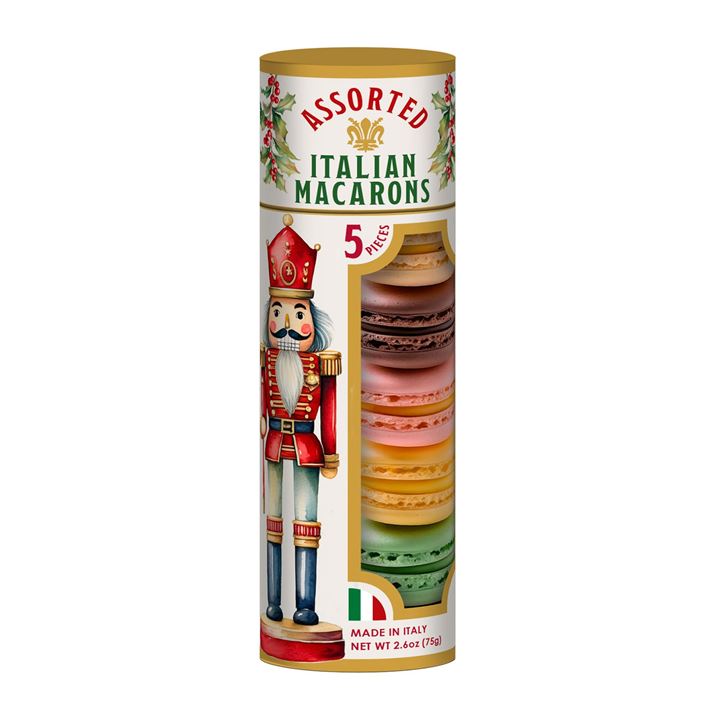 Bild på Nötknäppare julburk med macarons